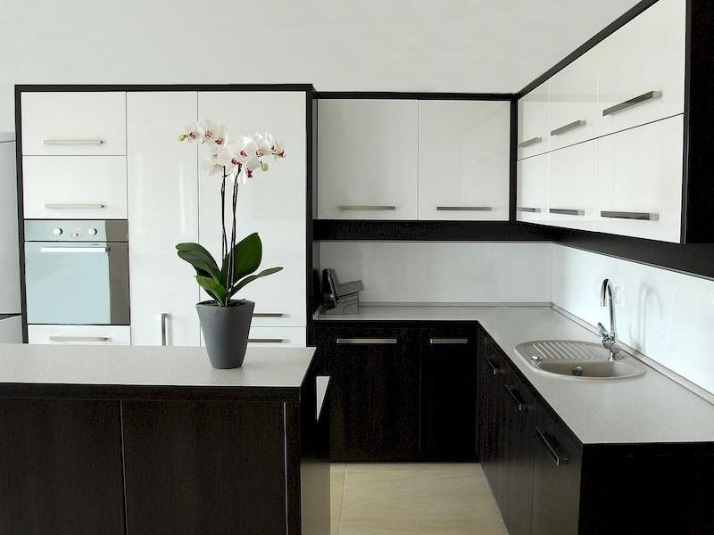 Biało-czarna kuchnia